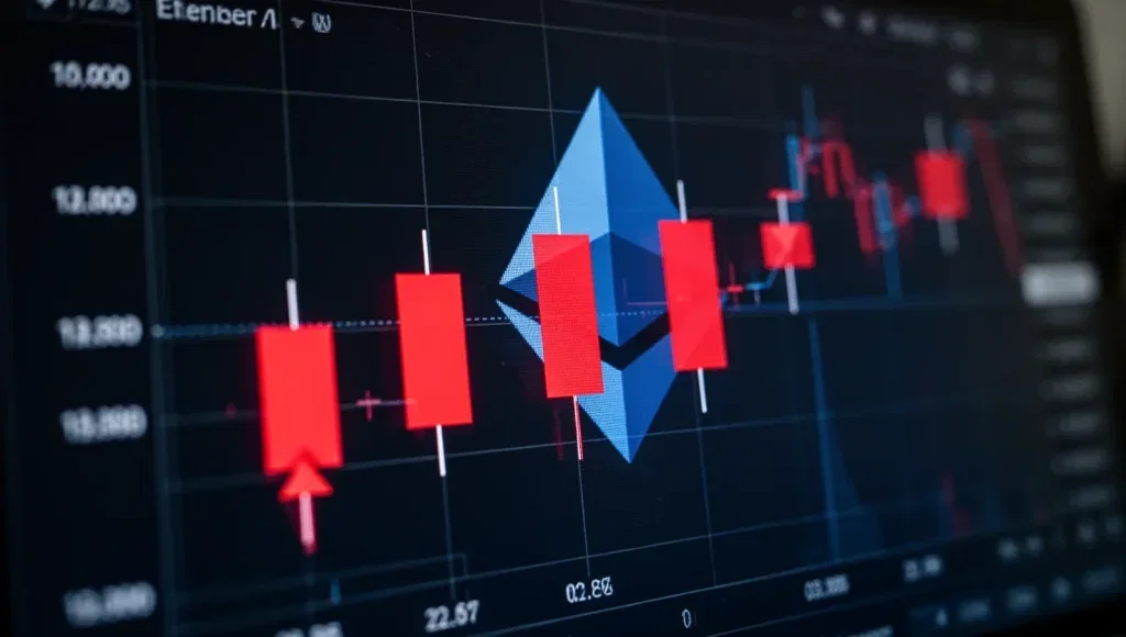 Ethereum: Drei rote Quartale Ethereum Aktie - Beitragsbild