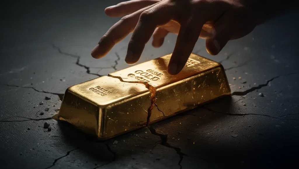 Gold: 4.000-Dollar-Marke unter Druck Gold Aktie - Beitragsbild