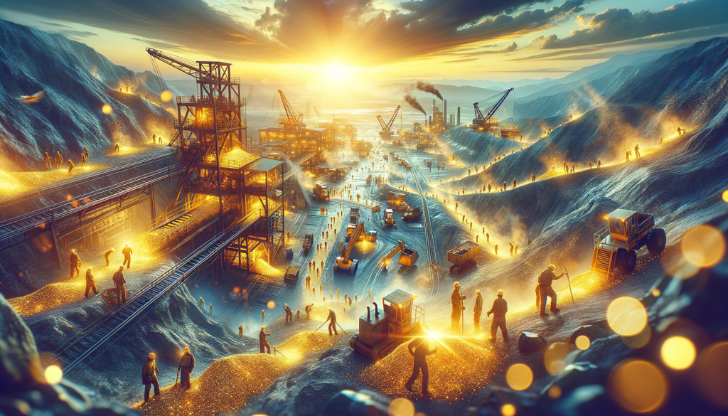 Lundin Gold Aktie: Jefferies senkt Ziel auf 88 Dollar Goldmine bei Sonnenaufgang