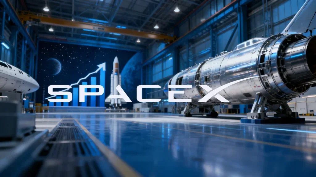 SpaceX Aktie - Beitragsbild
