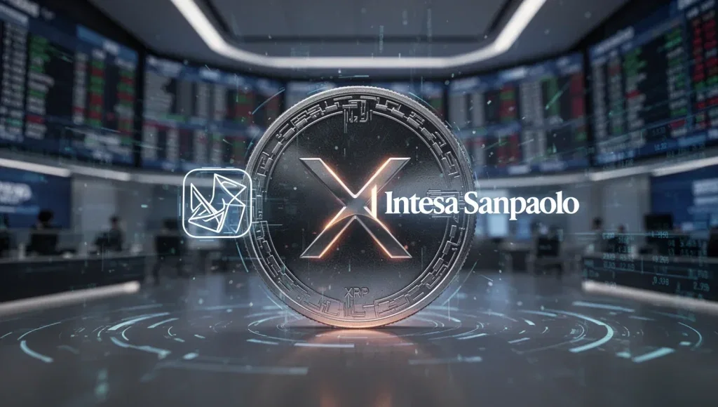 XRP: Intesa Sanpaolo investiert 18 Millionen XRP Aktie - Beitragsbild