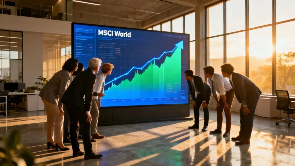 MSCI World ETF: 30. Juni 2026, 9,05 Prozent YTD MSCI World ETF Aktie - Beitragsbild