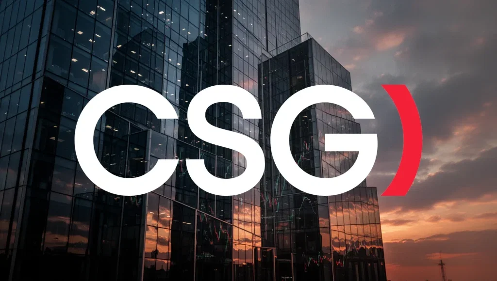 CSG Aktie: 6,88 Prozent Minus trotz 17-Prozent-Wachstum CSG Aktie - Beitragsbild