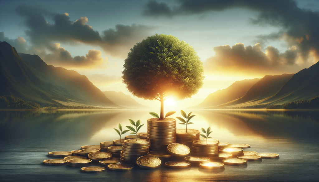 Ethereum: BitMine stockt auf 5,82 Millionen ETH auf Baum wächst aus Münzstapel