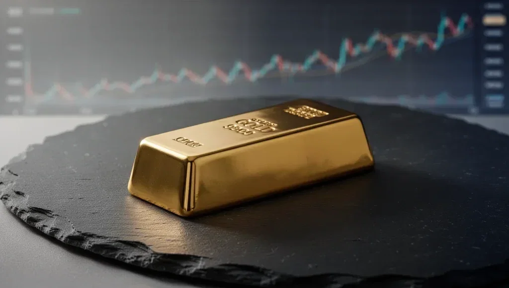Gold: Realzinsen bremsen die Rally Gold Aktie - Beitragsbild