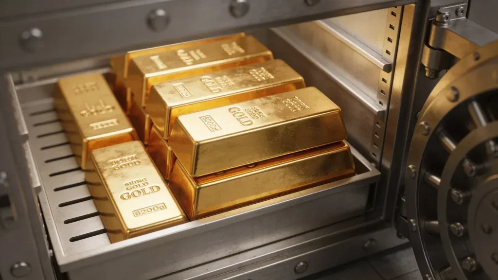 Gold: China kauft 640.000 Unzen Gold Aktie - Beitragsbild