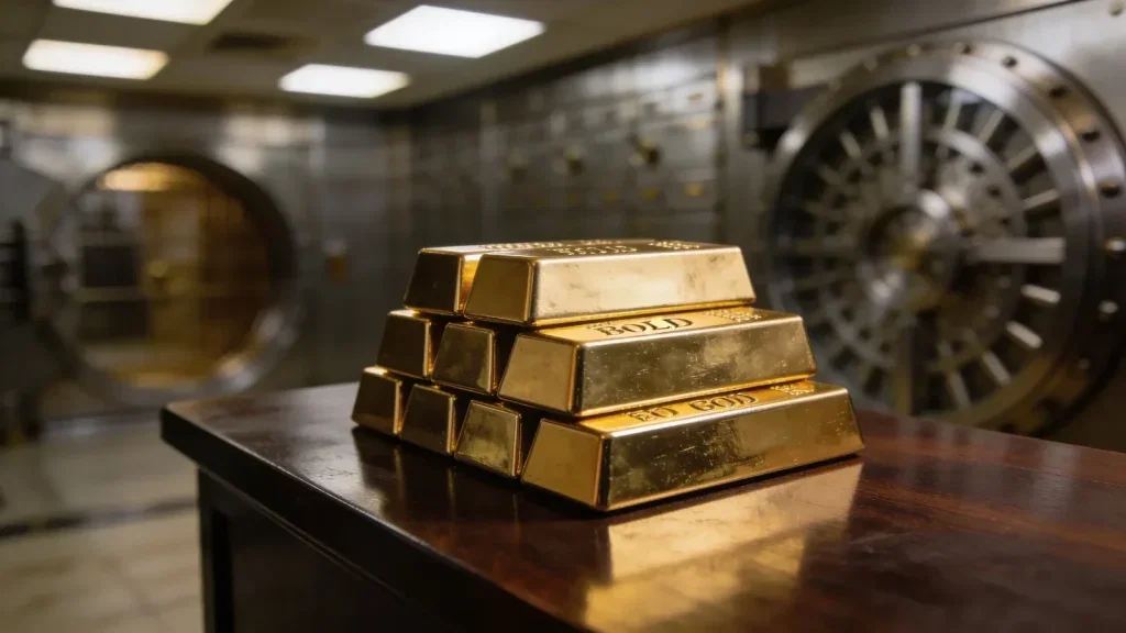 Gold: Notenbanken stemmen sich gegen 17-Prozent-Absturz Gold Aktie - Beitragsbild