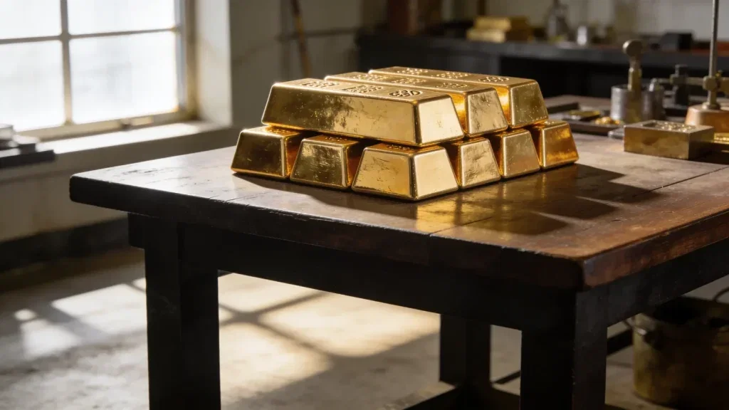 Gold: Shanghai dreht zu Abschlag gegen London Gold Aktie - Beitragsbild