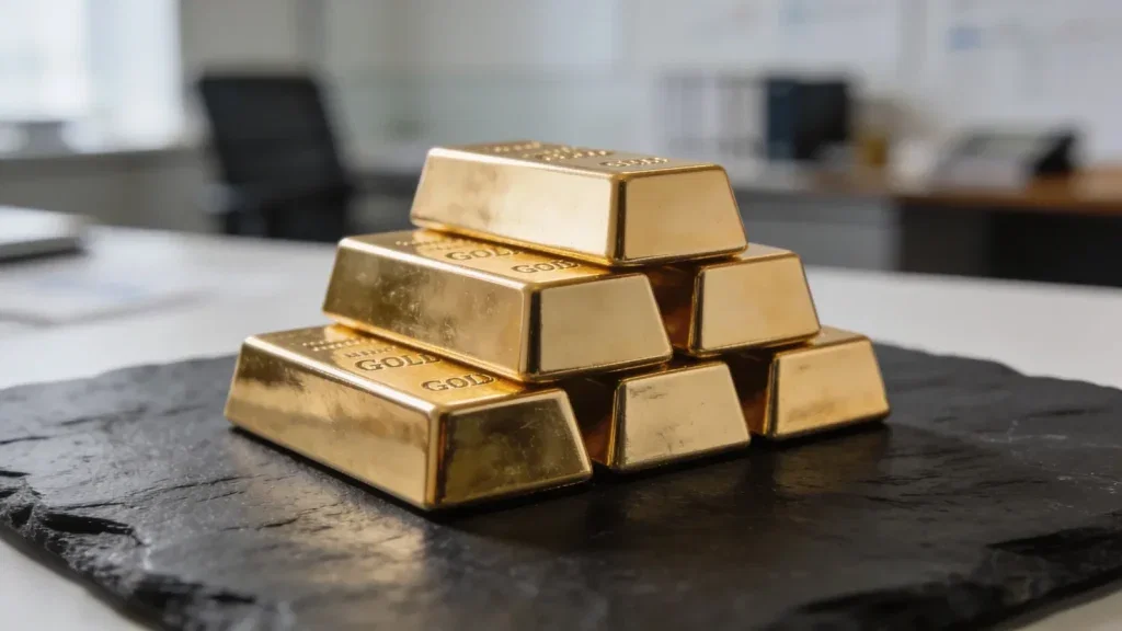 Brent und WTI schnellen hoch, Gold und Platin geraten unter Druck Gold Aktie - Beitragsbild