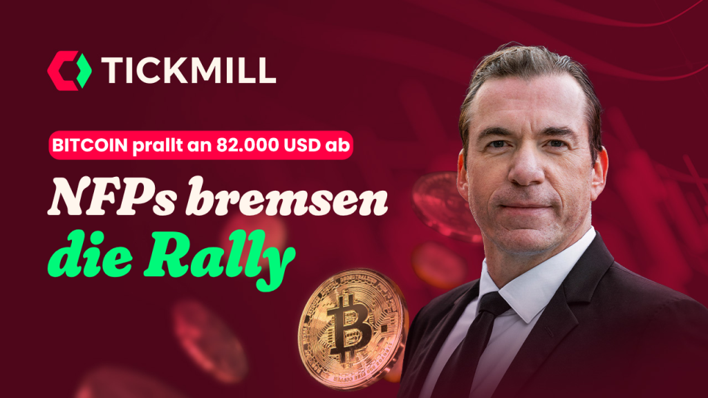 Bitcoin prallt an 82.000 USD ab: NFPs bremsen den Risk-on-Trade Bitcoin prallt an 82.000 USD ab: NFPs bremsen den Risk-on-Trade