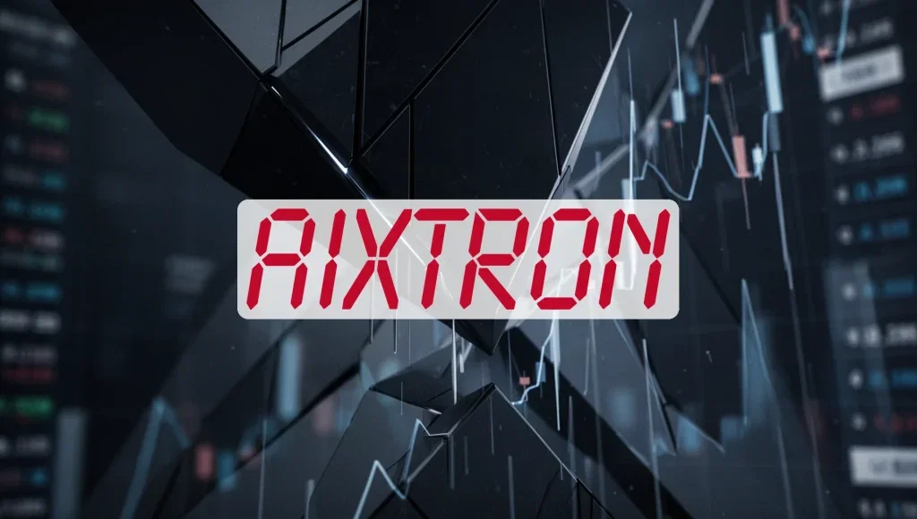 Aixtron Aktie: Charttechnik warnt vor Rutsch Aixtron Aktie - Beitragsbild (KI-generiertes Symbolbild)