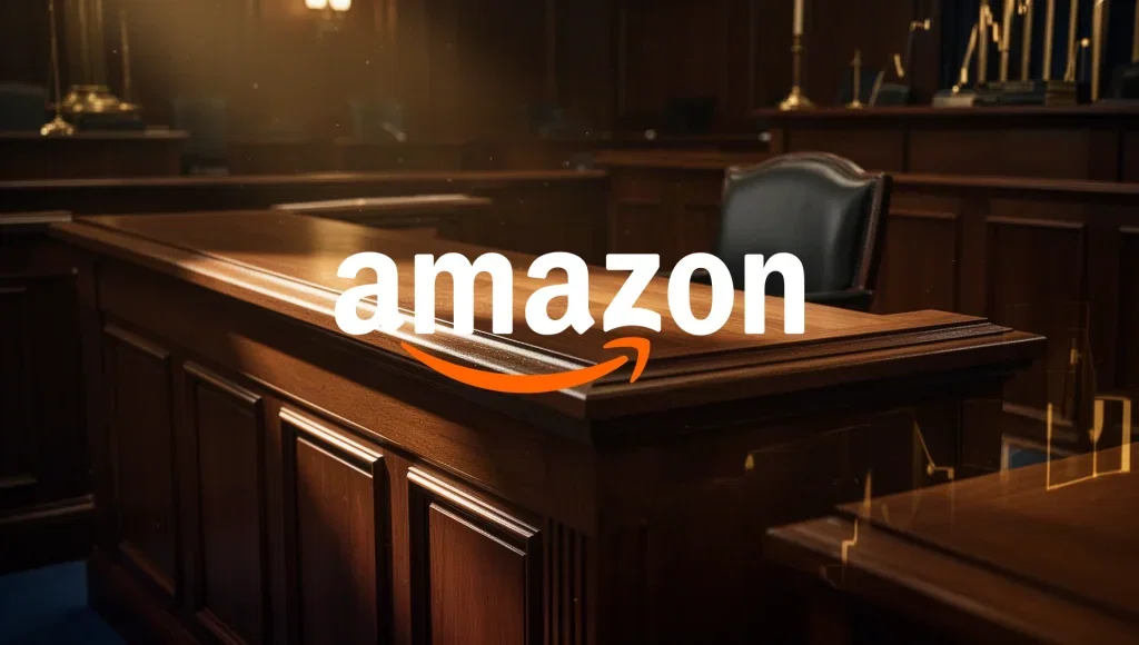 Amazon Aktie: Londoner Gericht lässt Klage zu Amazon Aktie - Beitragsbild (KI-generiertes Symbolbild)