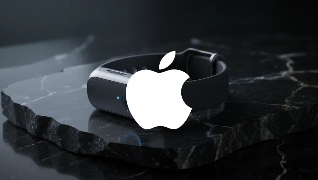 Apple Aktie: Ternus prüft bildschirmloses Armband Apple Aktie - Beitragsbild (KI-generiertes Symbolbild)