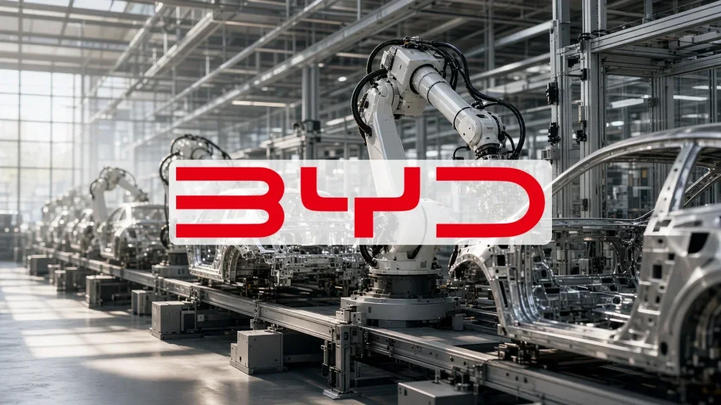 BYD Aktie: Werksstandort in Europa bis Ende 2026 BYD Aktie - Beitragsbild (KI-generiertes Symbolbild)