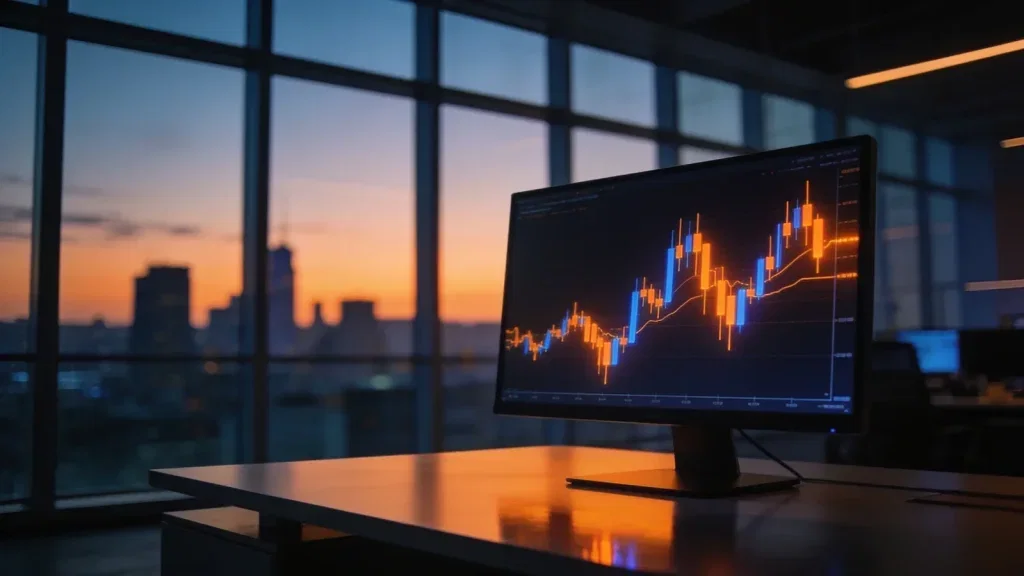 Bitcoin: Strategy hält still Bitcoin Aktie - Beitragsbild (KI-generiertes Symbolbild)