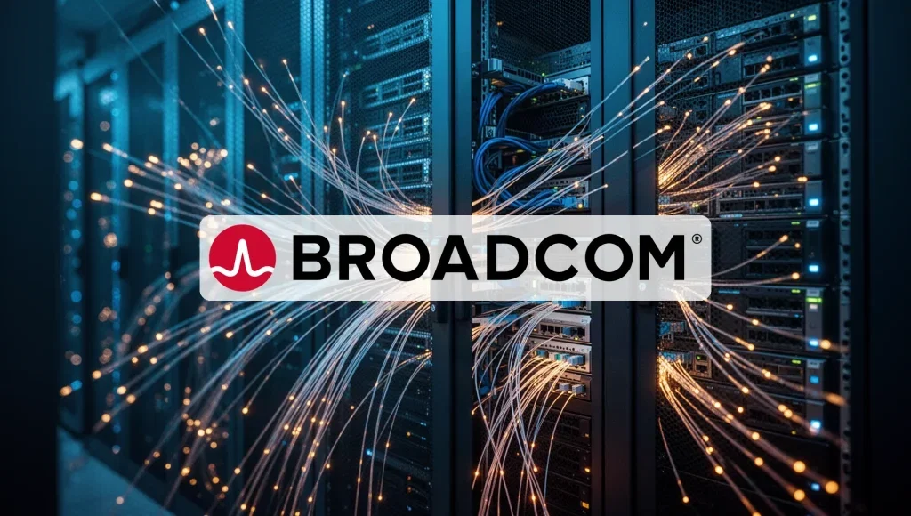 Broadcom Aktie: SASAC untersucht Switch-Einsatz Broadcom Aktie - Beitragsbild (KI-generiertes Symbolbild)