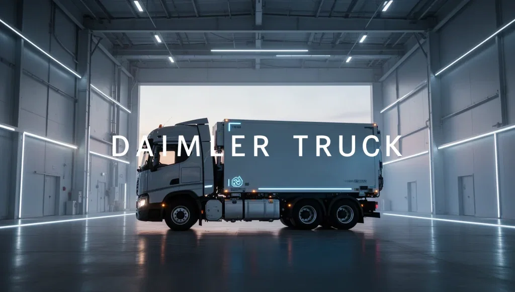 Daimler Truck Aktie: Wasserstoff-Allianz auf der IAA Daimler Truck Aktie - Beitragsbild (KI-generiertes Symbolbild)