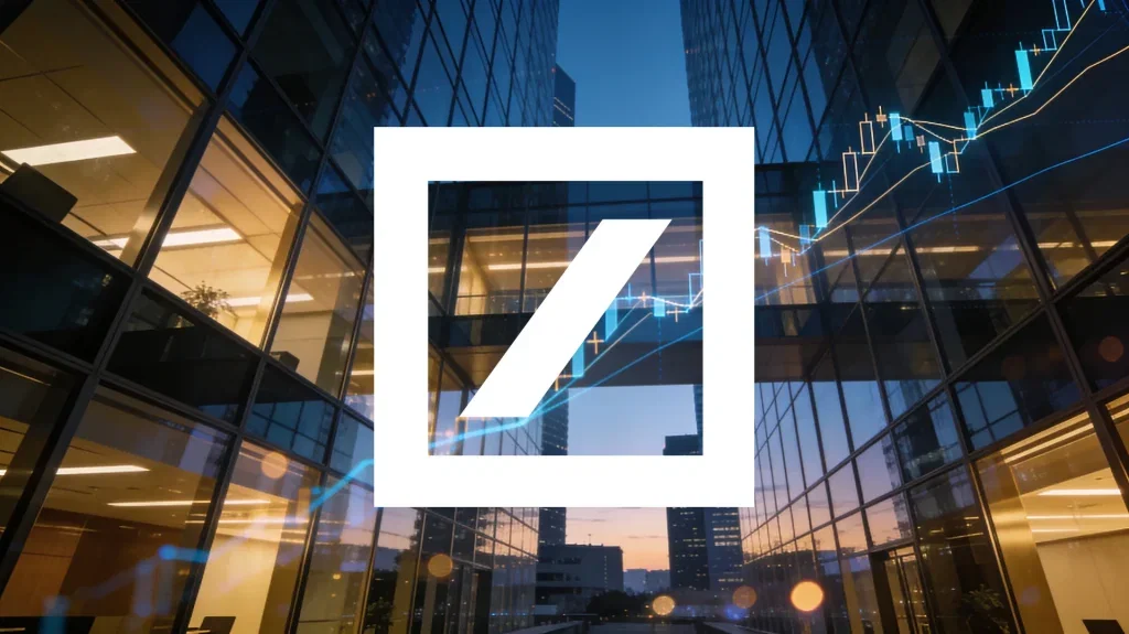 Deutsche Bank Aktie: Goldman traut ihr 43,75 Euro zu Deutsche Bank Aktie - Beitragsbild (KI-generiertes Symbolbild)