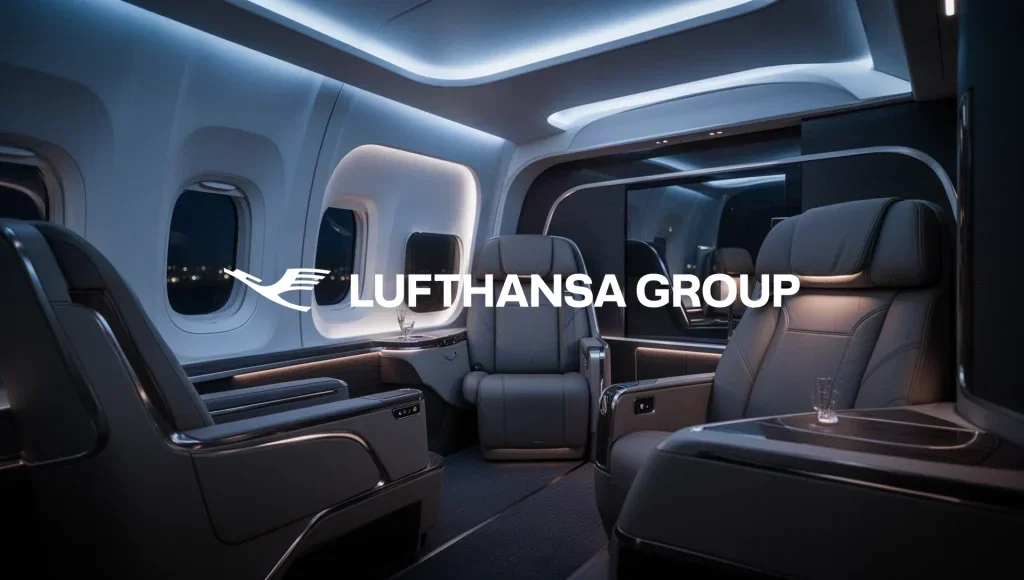 Lufthansa Aktie: Auszeichnung für First Class Lufthansa Aktie - Beitragsbild (KI-generiertes Symbolbild)