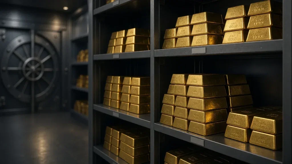 Öl nähert sich 100-Dollar-Marke, Gold gerät ins Wanken Gold Aktie - Beitragsbild (KI-generiertes Symbolbild)