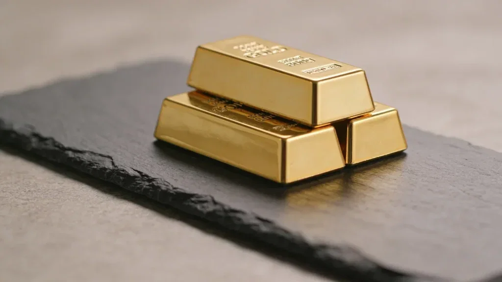 Gold: Inflationsdaten drücken den Preis Gold Aktie - Beitragsbild (KI-generiertes Symbolbild)