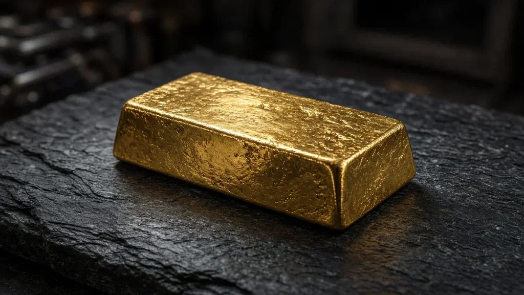 Gold Aktie - Beitragsbild (KI-generiertes Symbolbild)