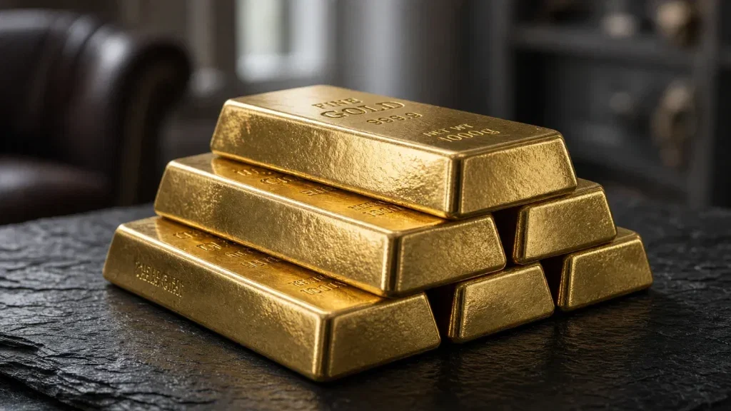Gold Aktie - Beitragsbild (KI-generiertes Symbolbild)
