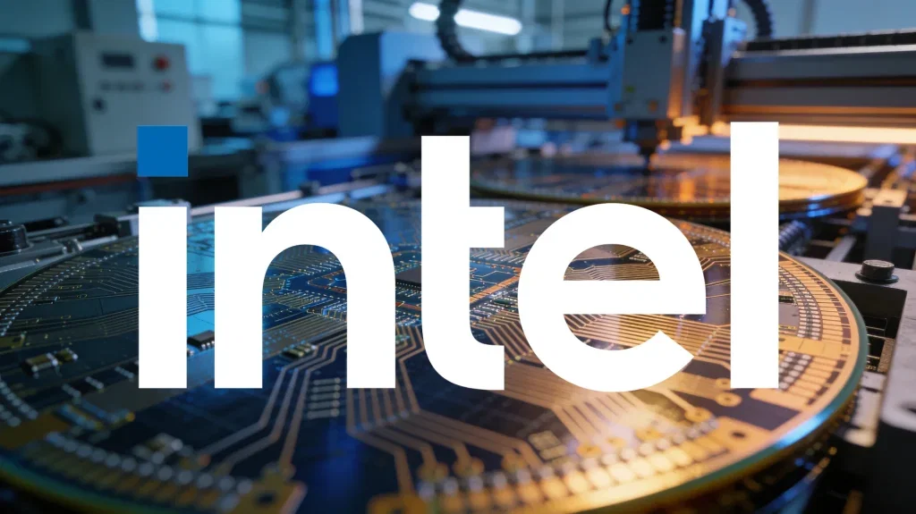 Intel Aktie - Beitragsbild (KI-generiertes Symbolbild)