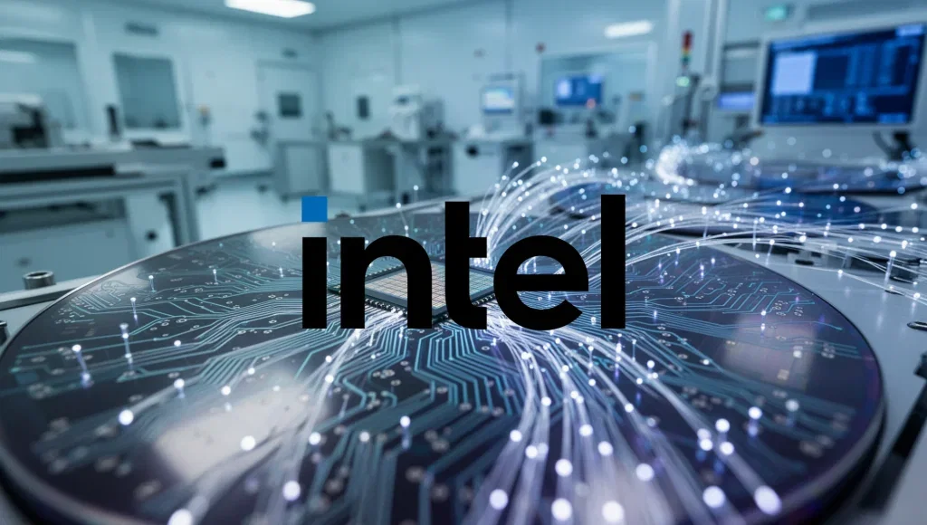Intel Aktie - Beitragsbild (KI-generiertes Symbolbild)