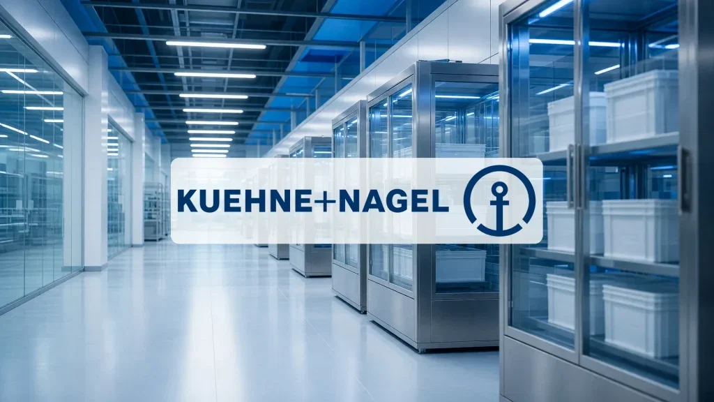 Kuehne+Nagel: Healthcare-Zentrum in Frankfurt eröffnet Kuehne, Nagel Aktie - Beitragsbild (KI-generiertes Symbolbild)