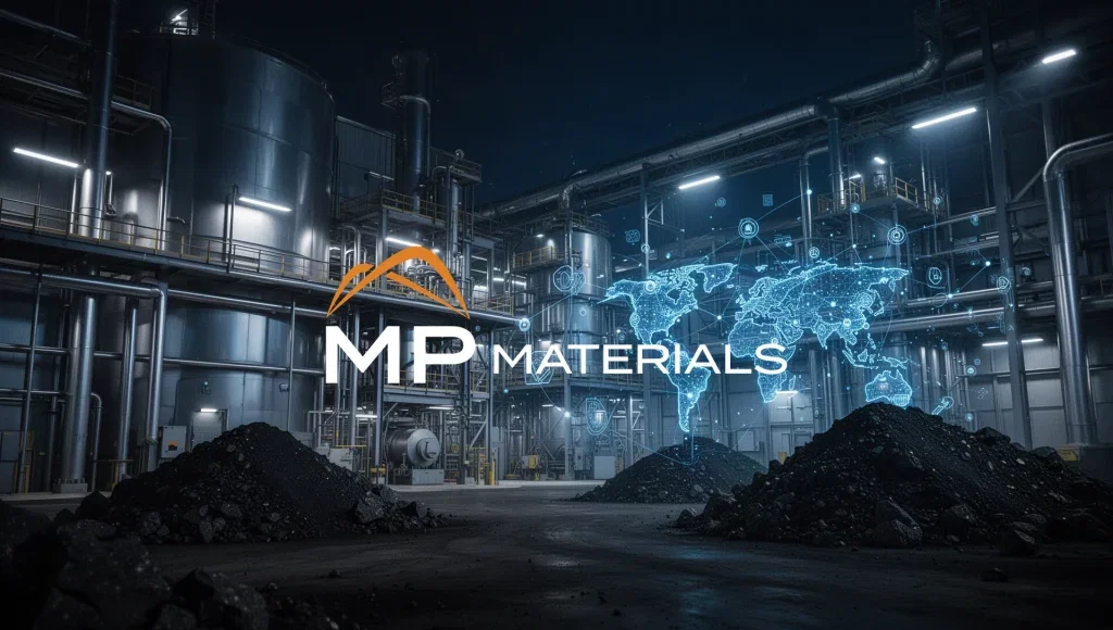MP Materials Aktie - Beitragsbild (KI-generiertes Symbolbild)