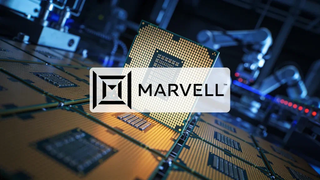 Marvell: Custom-Chip-Umsätze erst ab 2029 Marvell Technology Aktie - Beitragsbild (KI-generiertes Symbolbild)