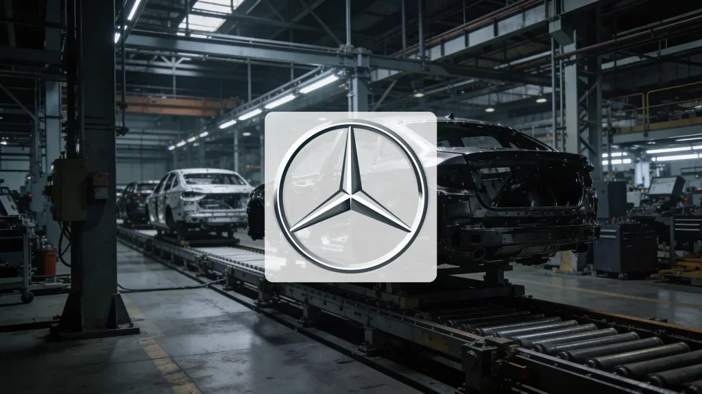 Mercedes-Benz Aktie - Beitragsbild (KI-generiertes Symbolbild)