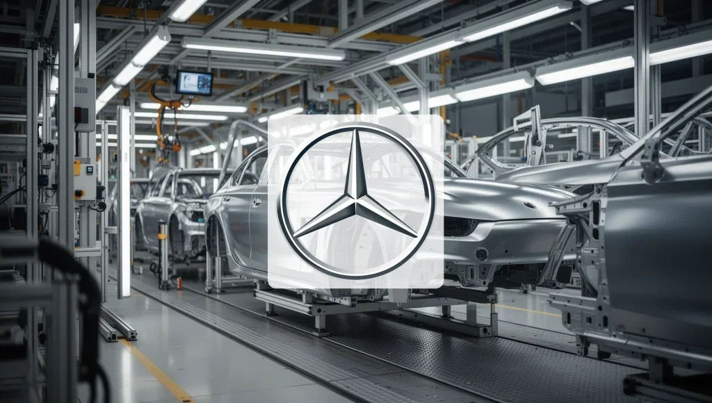 Mercedes-Benz Aktie: GLA-Produktion in Rastatt gestartet Mercedes-Benz Aktie - Beitragsbild (KI-generiertes Symbolbild)
