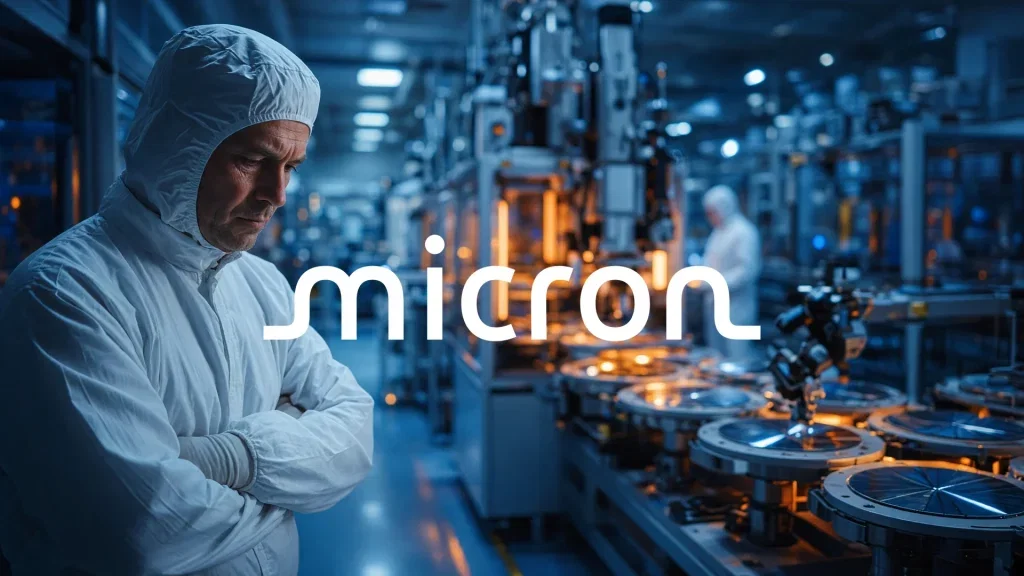 Micron Technology Aktie - Beitragsbild (KI-generiertes Symbolbild)