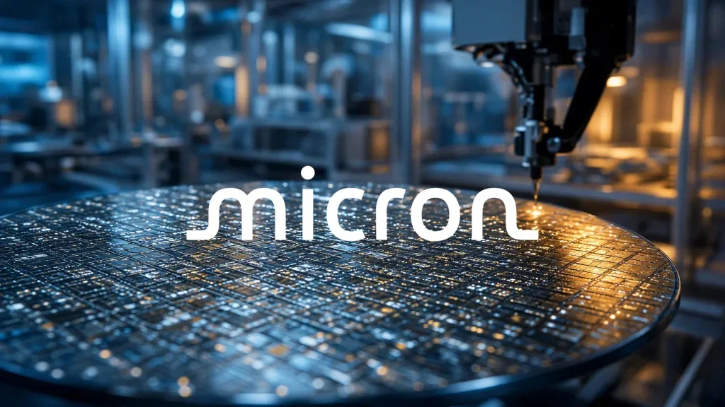 Micron Technology Aktie - Beitragsbild (KI-generiertes Symbolbild)