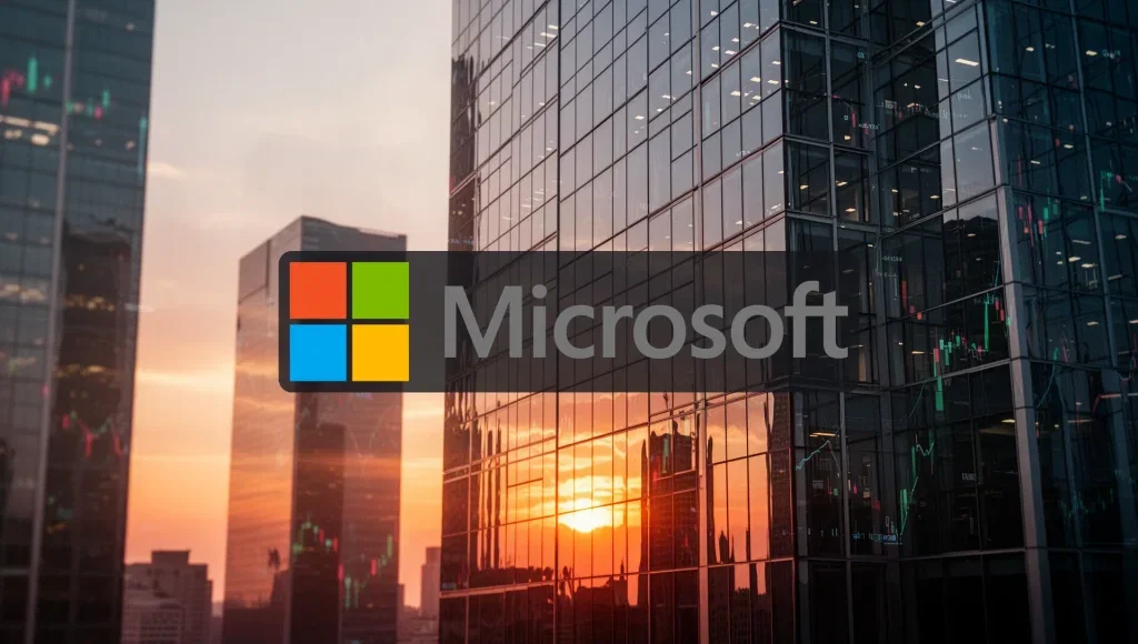 Microsoft Aktie: CFO Hood veräußert 41.674 Aktien Microsoft Aktie - Beitragsbild (KI-generiertes Symbolbild)