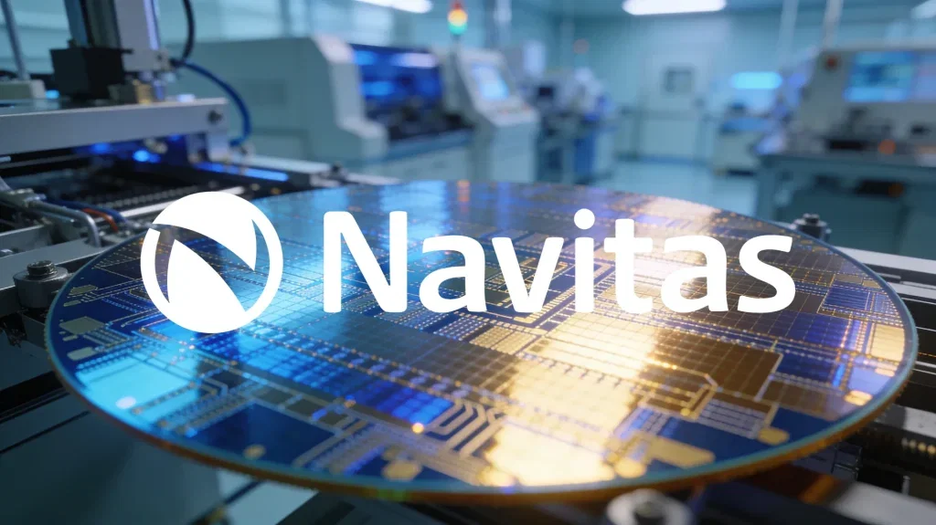 Navitas Semiconductor: GlobalFoundries fertigt Gen-5-Wafer Navitas Semiconductor Corporation Aktie - Beitragsbild (KI-generiertes Symbolbild)