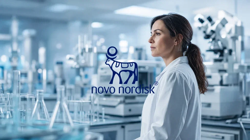 Novo Nordisk Aktie: Semaglutid-Lizenz an Ascendis zurück Novo Nordisk Aktie - Beitragsbild (KI-generiertes Symbolbild)