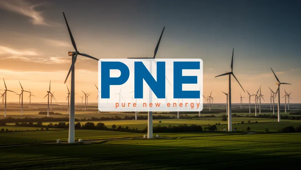PNE Aktie: Beerfelde-Projekt mit ENERCON angekündigt PNE Aktie - Beitragsbild (KI-generiertes Symbolbild)
