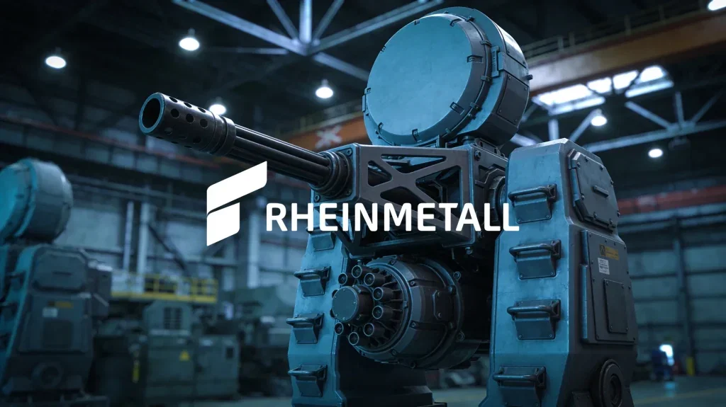 Rheinmetall Aktie - Beitragsbild (KI-generiertes Symbolbild)