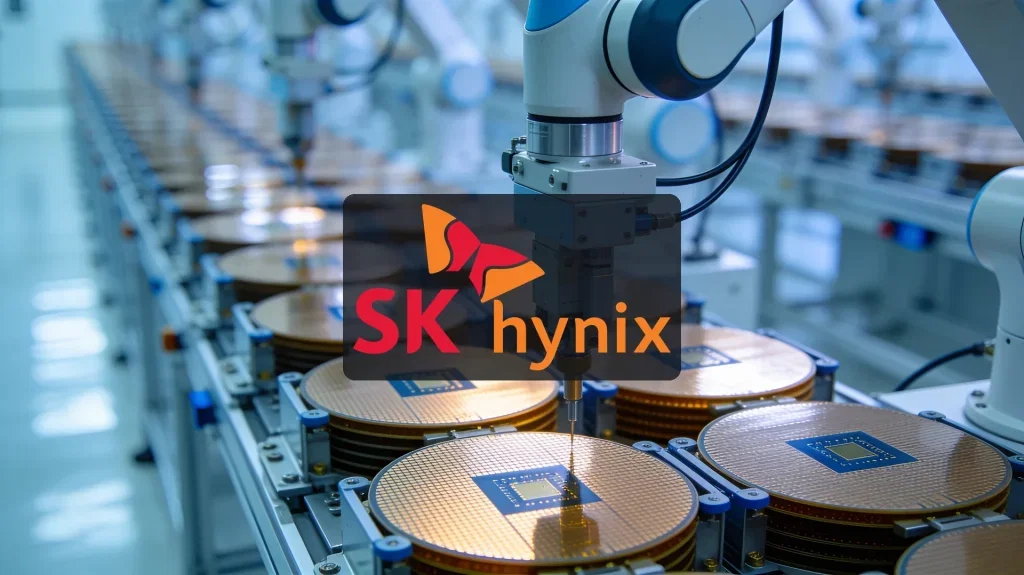 SK Hynix Aktie: Intel-Poker um US-Fabrik SK Hynix Aktie - Beitragsbild (KI-generiertes Symbolbild)