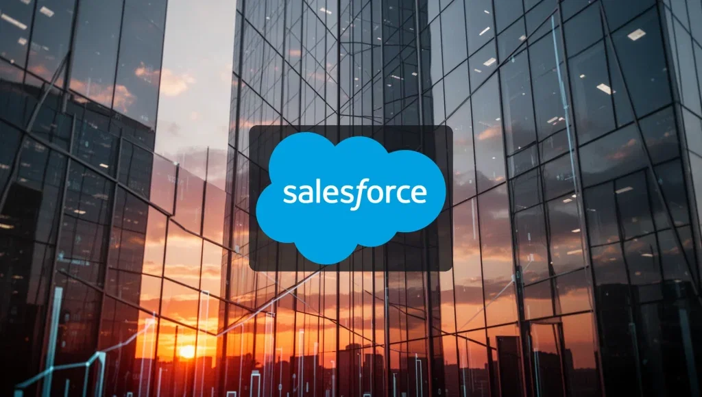 Salesforce Aktie: Langfristziel übertrumpft Wall Street Salesforce Aktie - Beitragsbild (KI-generiertes Symbolbild)