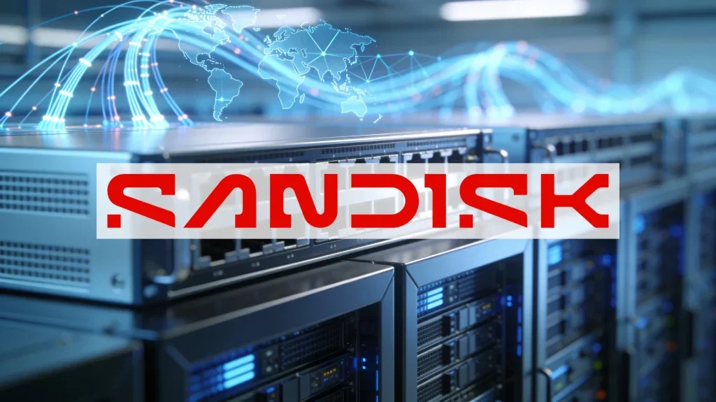 SANDISK Aktie: Aufnahme in MSCI World SANDISK Aktie - Beitragsbild (KI-generiertes Symbolbild)