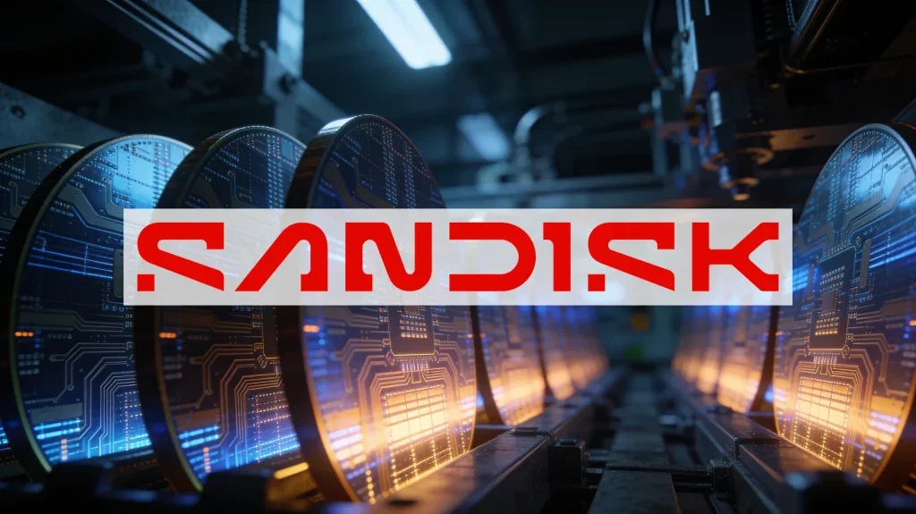 SanDisk: China-Konkurrenz gefährdet Speicher-Boom SANDISK Aktie - Beitragsbild (KI-generiertes Symbolbild)