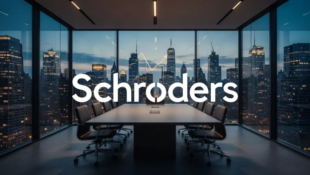 Schroders Aktie - Beitragsbild (KI-generiertes Symbolbild)