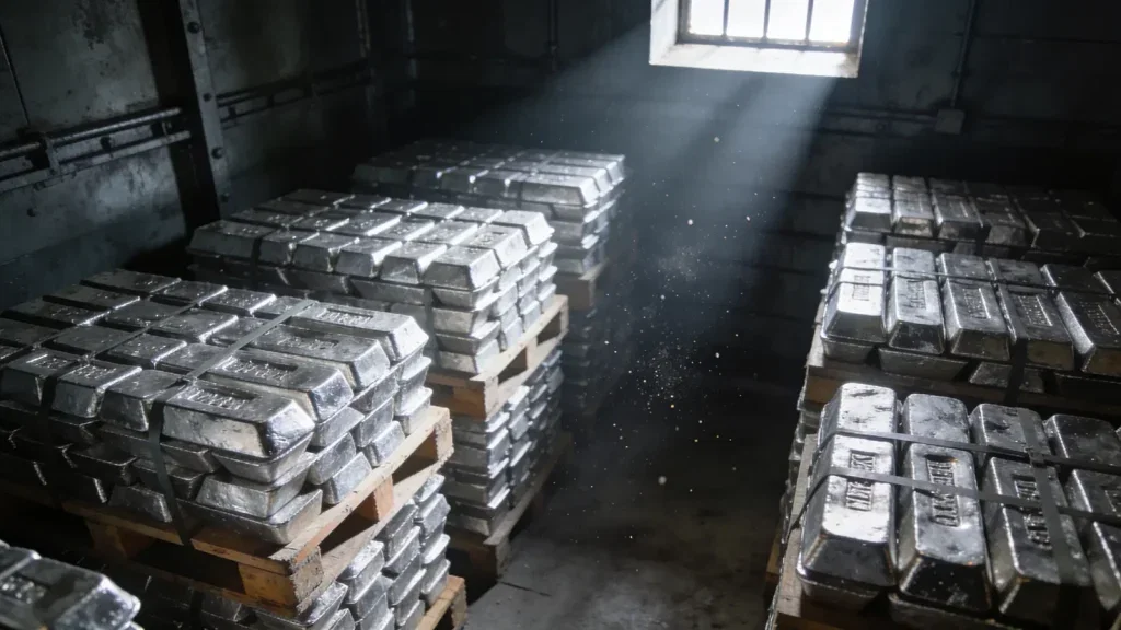 Silber Preis: 46,3 Millionen Unzen fehlen Silber Preis Aktie - Beitragsbild (KI-generiertes Symbolbild)