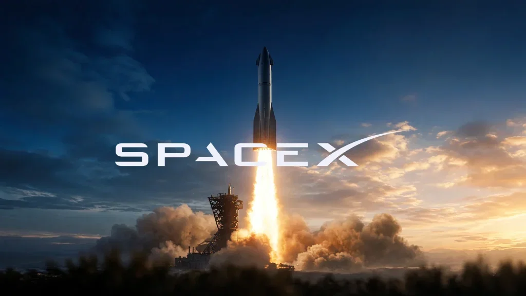 SpaceX Aktie - Beitragsbild (KI-generiertes Symbolbild)
