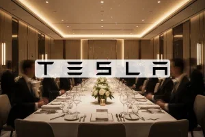 Tesla Aktie: Musk beim Staatsbankett