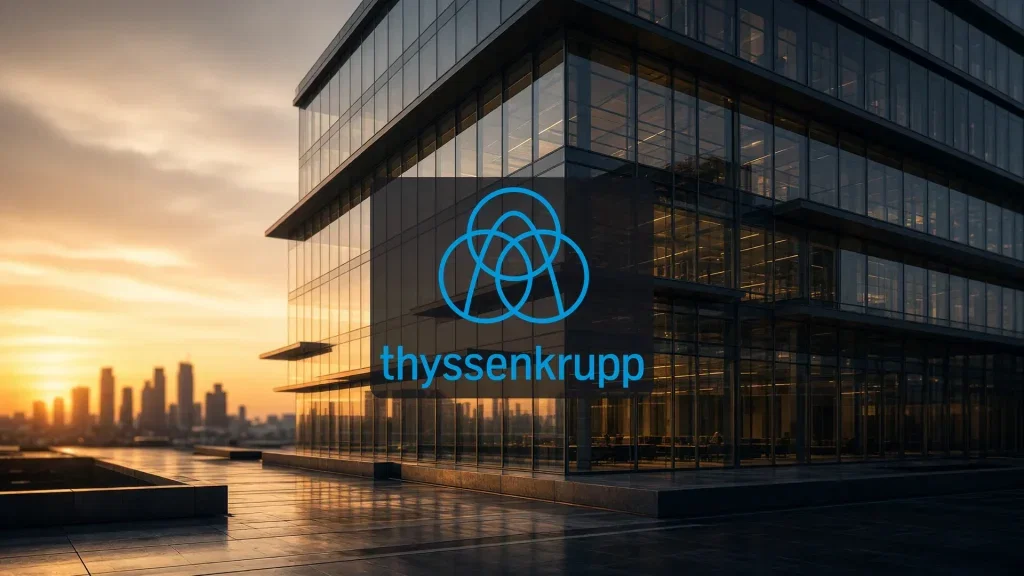 Thyssenkrupp Aktie: Wandelt sich zur Finanzholding Thyssenkrupp Aktie - Beitragsbild (KI-generiertes Symbolbild)